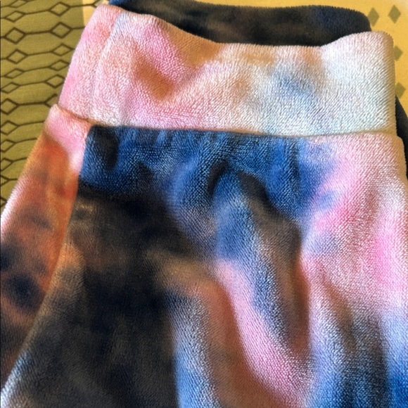 Tie-Dye Hoodie and Joggers Set Sweatsuit Tracksuit Ultra Soft Girls M - Picture 7 of 11